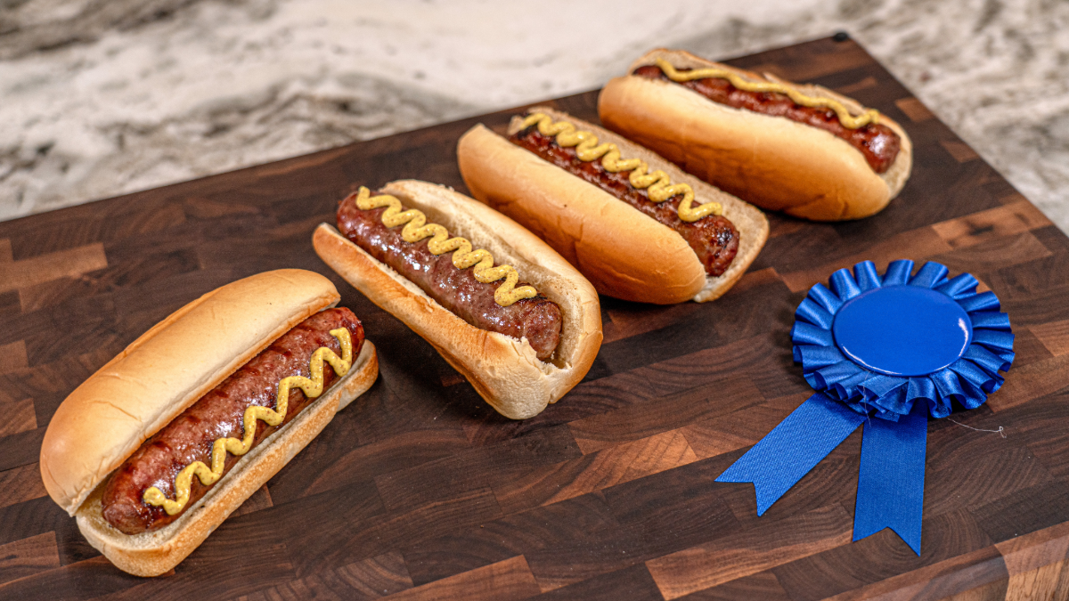 Walton's grand champion bratwurst grand champion bratwurst on board